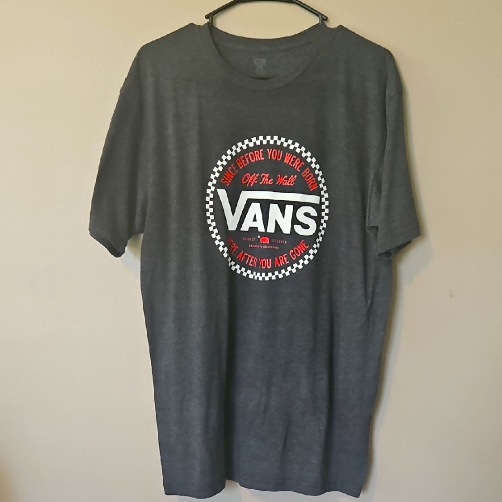 Vans Gray Graphic T-Shirt for Men